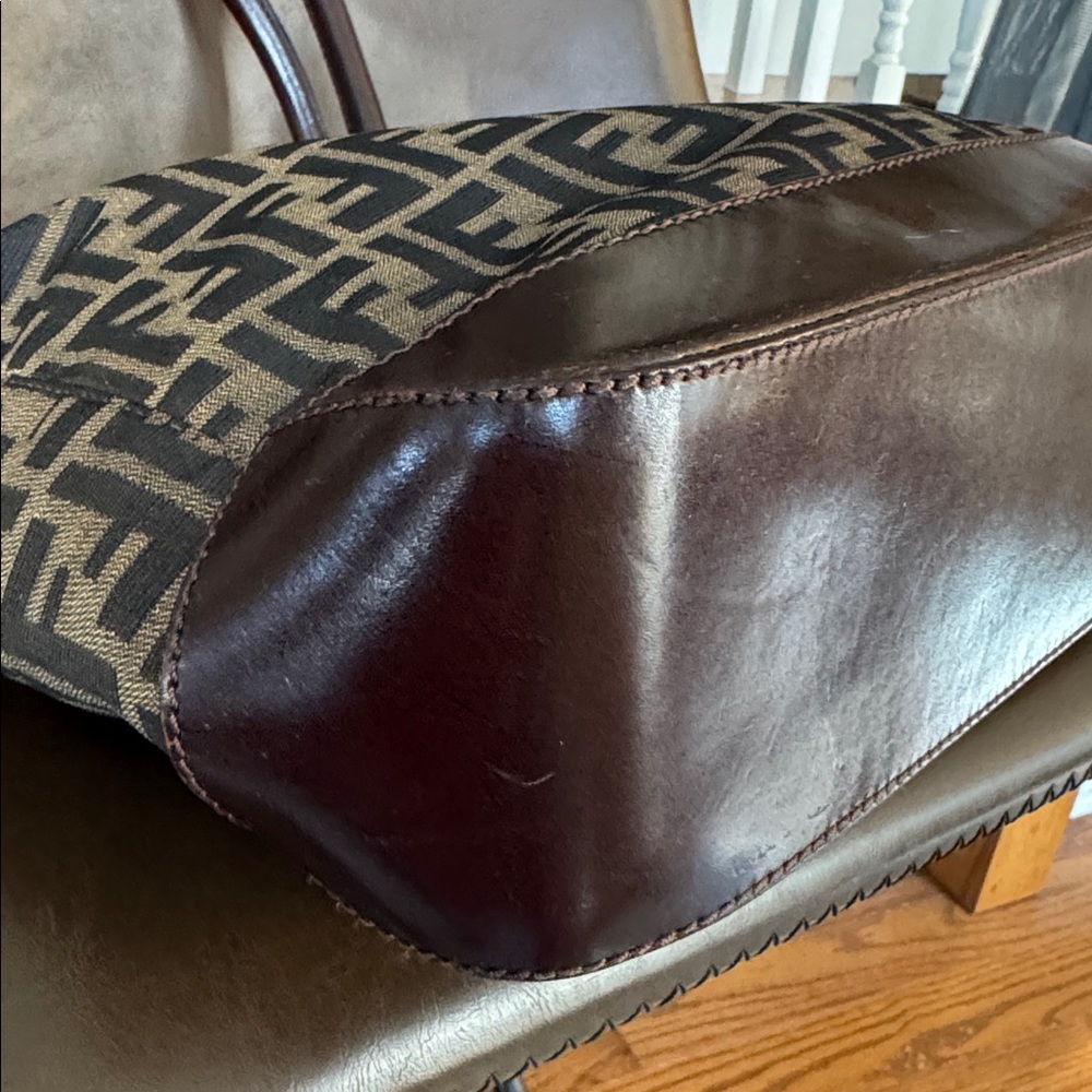 Fendi Zucca Monogram Shoulder Bag - Picture 17 of 17